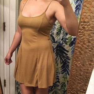 Camel Mini Party Dress